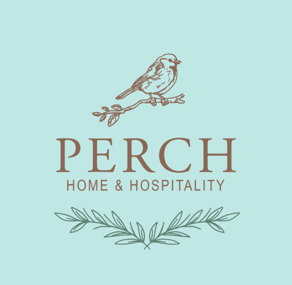 Logo of local shop perch home and hospitality